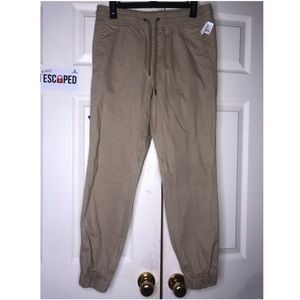 Khaki joggers